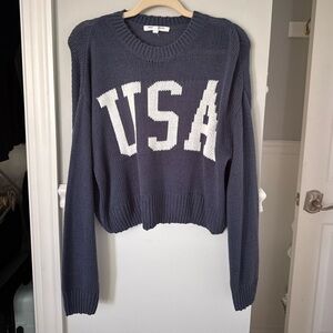 Grayson Threads USA Cropped Knit Sweater – Size Medium